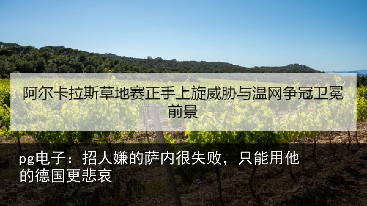 pg电子：招人嫌的萨内很失败，只能用他的德国更悲哀